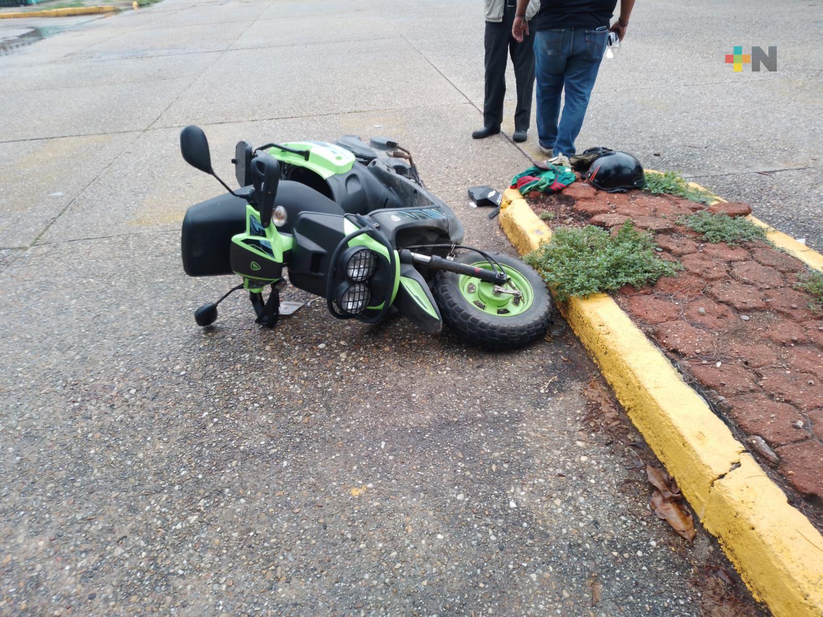 En Coatzacoalcos se registra un accidente diario en moto: Cruz Roja