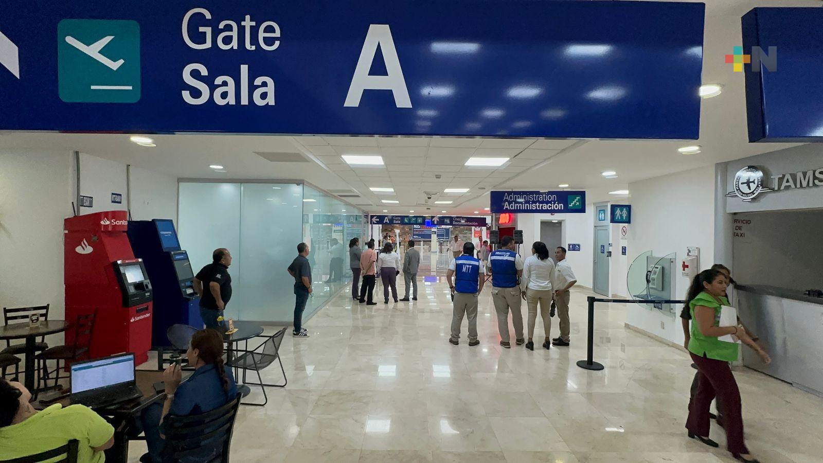 Aeropuerto de Minatitlán disminuye sus vuelos a CdMx por temporada decembrina