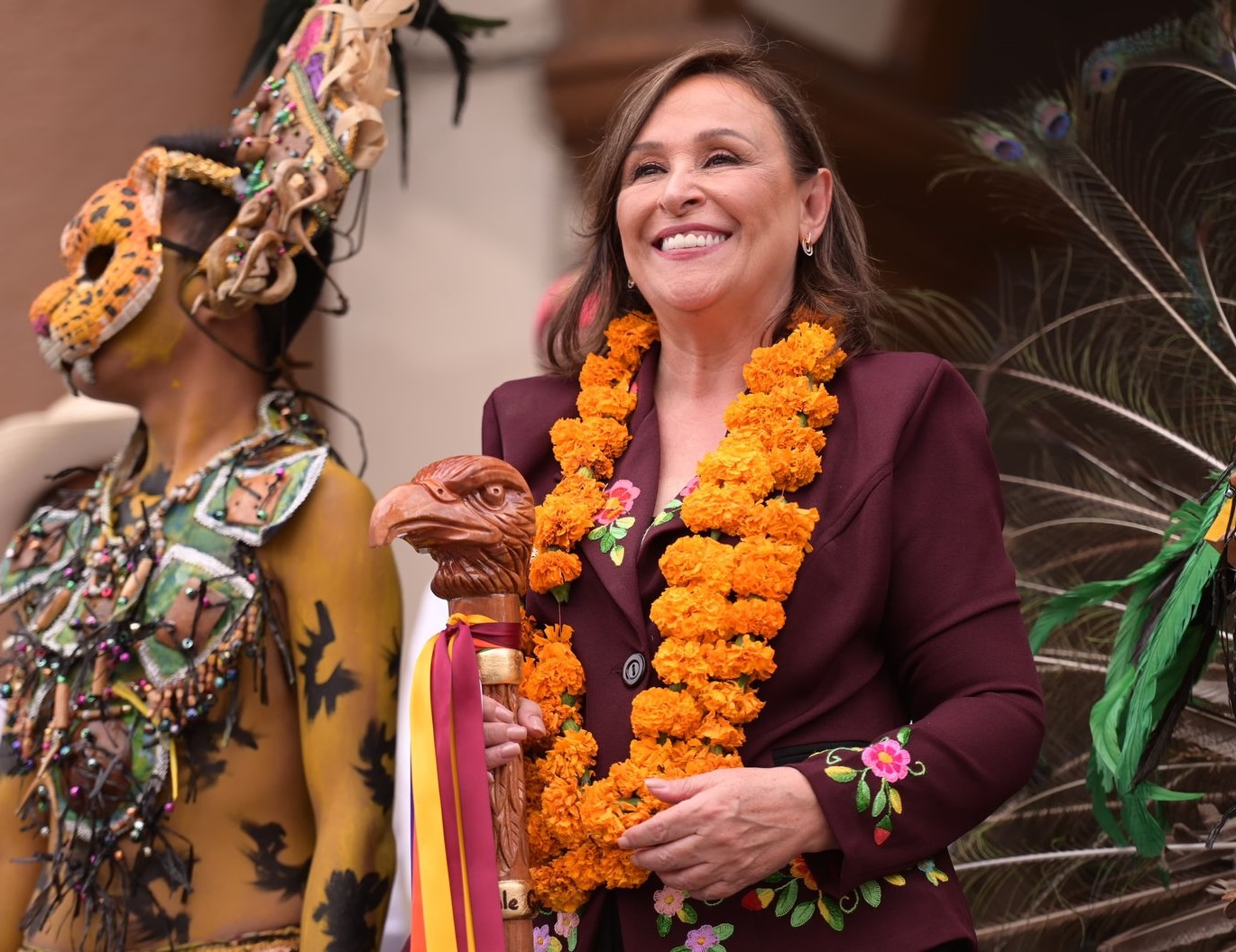 Rocío Nahle recibe el bastón de mando