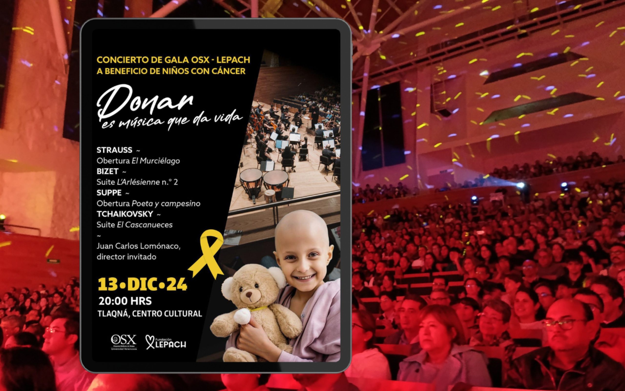 Fundación Lepach invita a concierto de gala a beneficio de niños con cáncer
