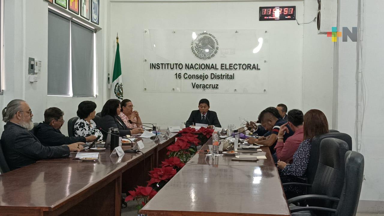 Instalan Consejo Distrital del INE en Córdoba rumbo a elección extraordinaria