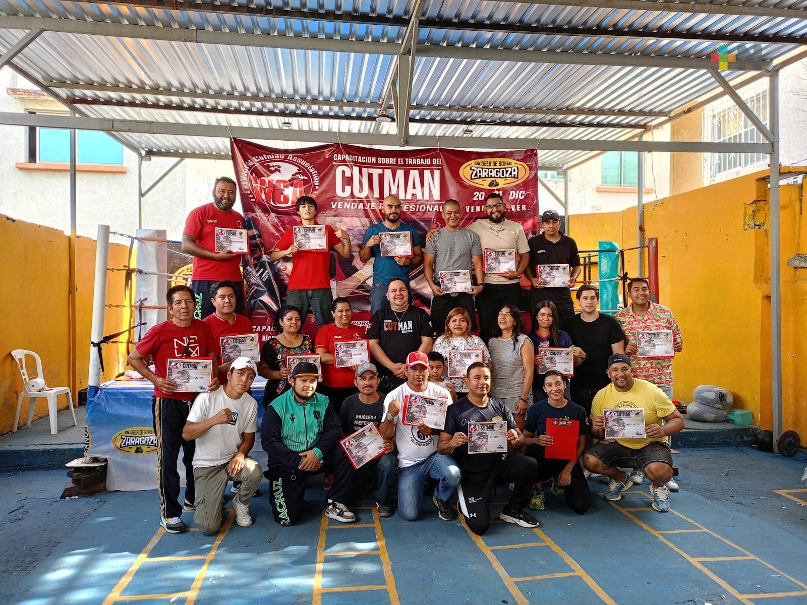 Concluye capacitación de cutman y vendaje profesional en Gimnasio Zaragoza