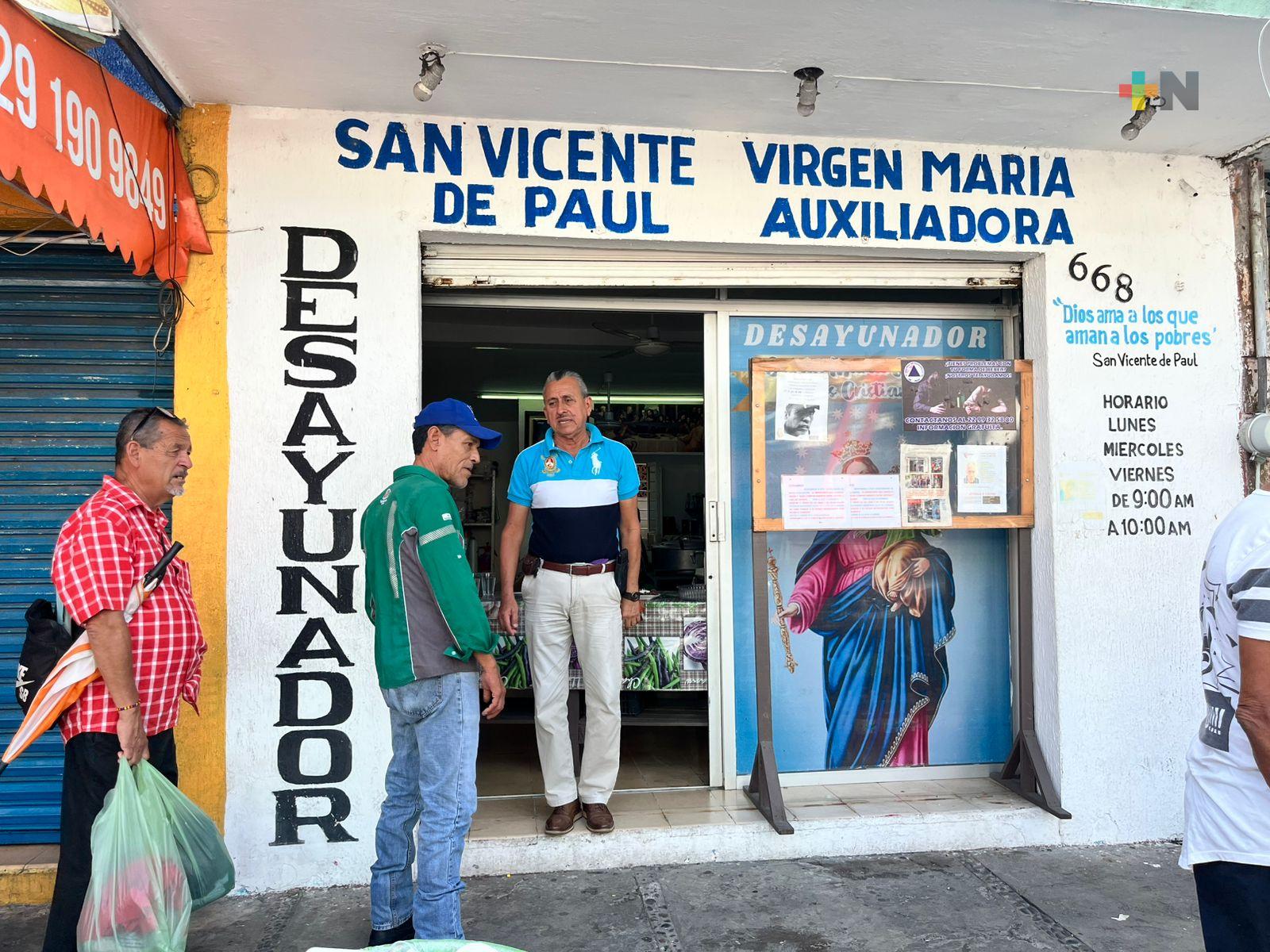 Desayunador comunitario solicita donativos en especie para apoyar a personas vulnerables