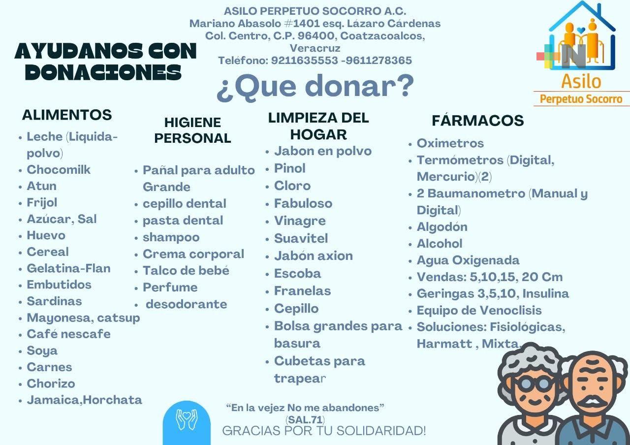 Asilo de Coatza vende buñuelos para dar atención a adultos mayores bajo su resguardo