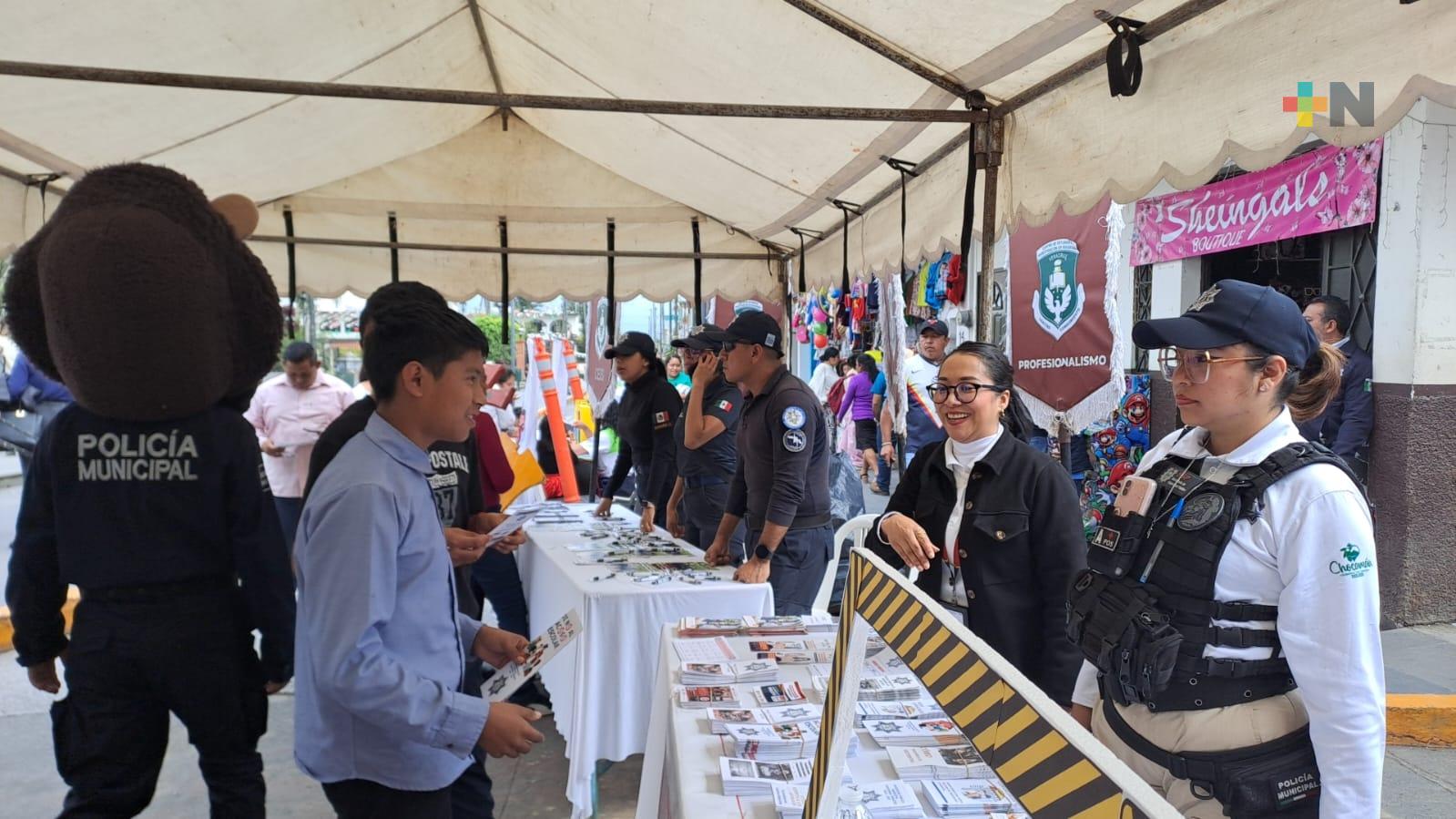 Encuentro Ciudadano en Chocamán para vincular a población con cuerpos de seguridad