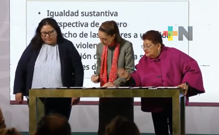Claudia Sheinbaum firma decreto de siete leyes secundarias para garantizar igualdad sustantiva