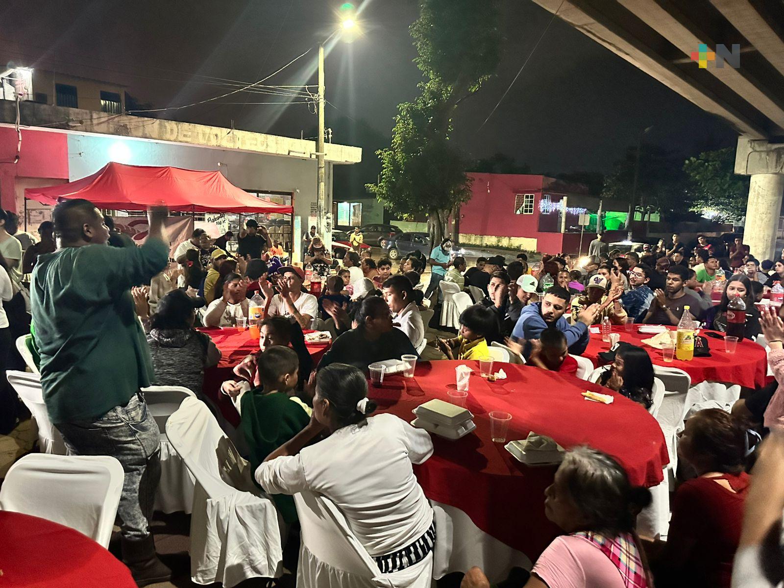 Más de 180 migrantes celebraron la Navidad en Coatzacoalcos