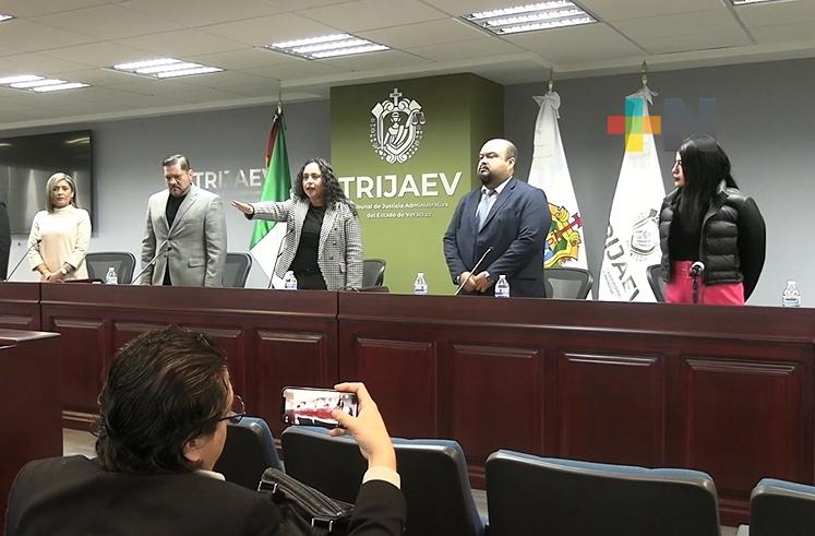 Magistrada Leticia Aguilar Jiménez es reelegida como presidenta del Trijaev