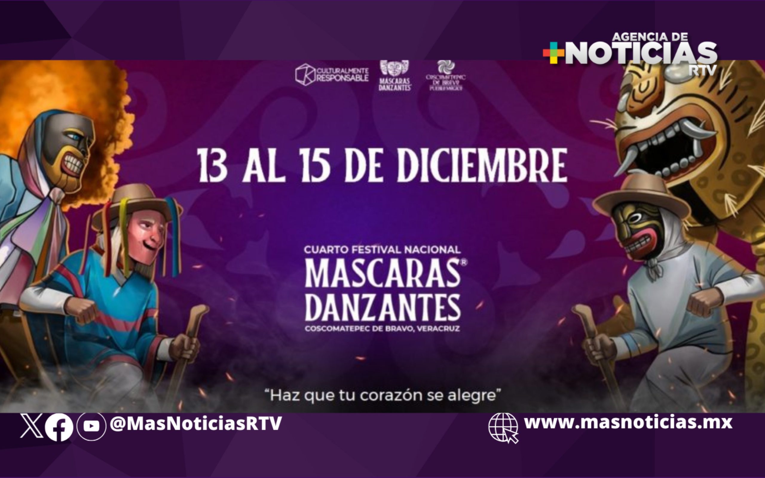 Coscomatepec: mosaico de cultura y color por Festival Nacional de Máscaras Danzantes