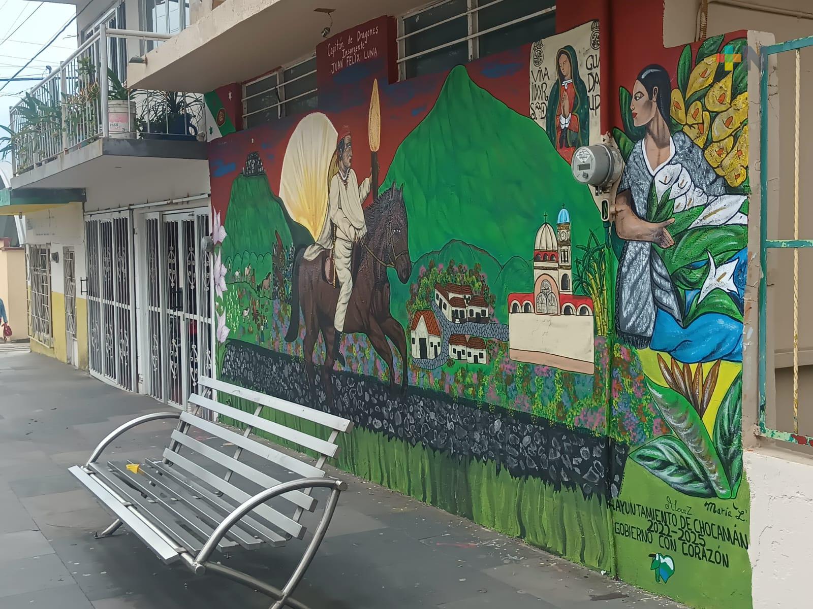 Plasman en murales historia y tradiciones de Chocamán