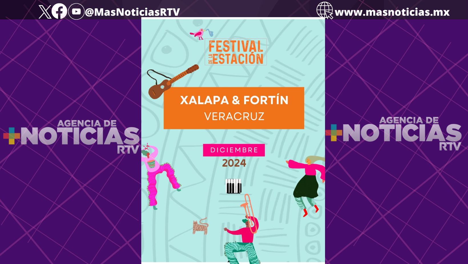 Municipio de Fortín sede de la séptima edición del Festival de la Estación