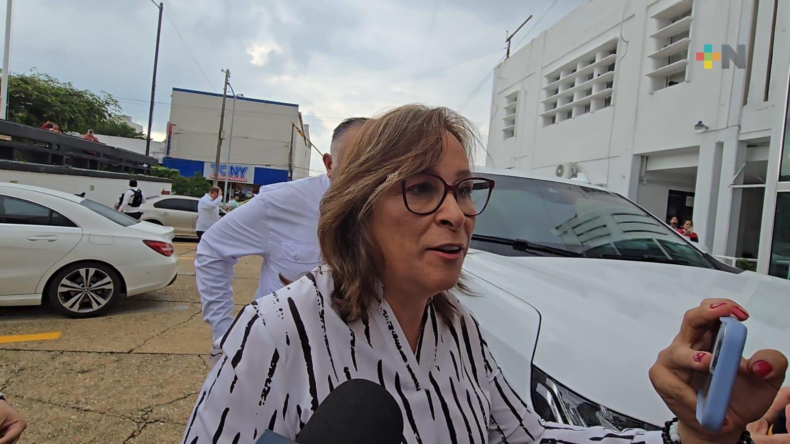 Ningún trabajador de la caseta Coatza I se quedará sin empleo: Rocío Nahle