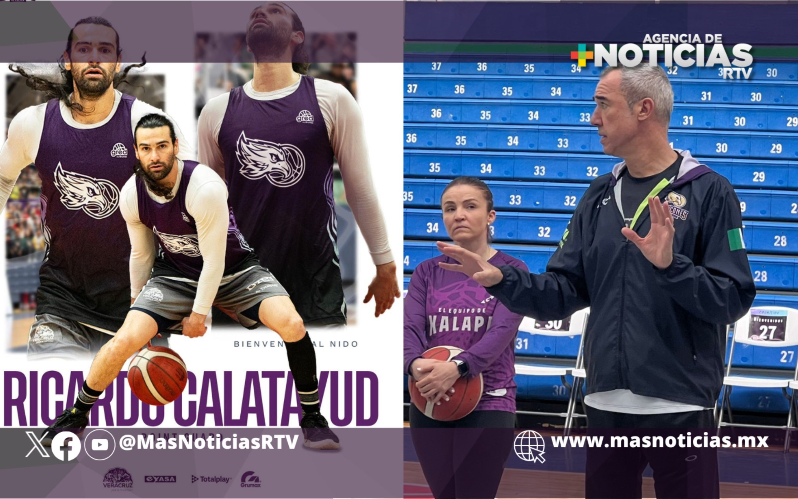 Halcones de Xalapa listos para el tercer juego de la Serie Final; Calatayud se incorpora