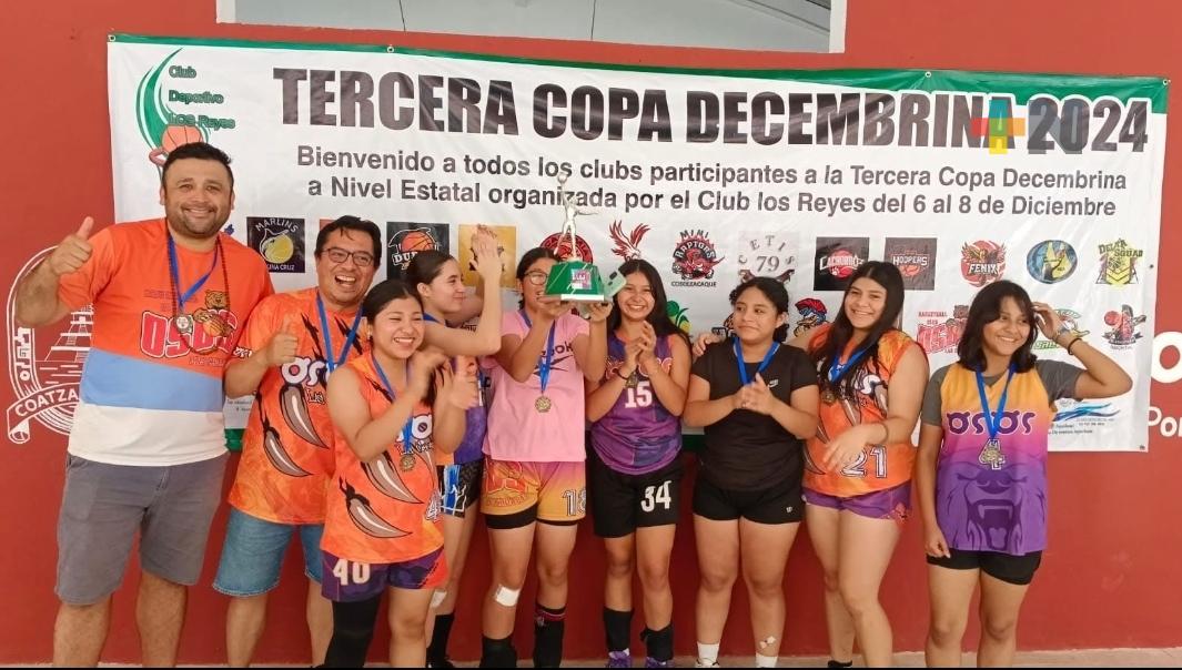 Veracruz y Oaxaca presentes en Copa decembrina de baloncesto