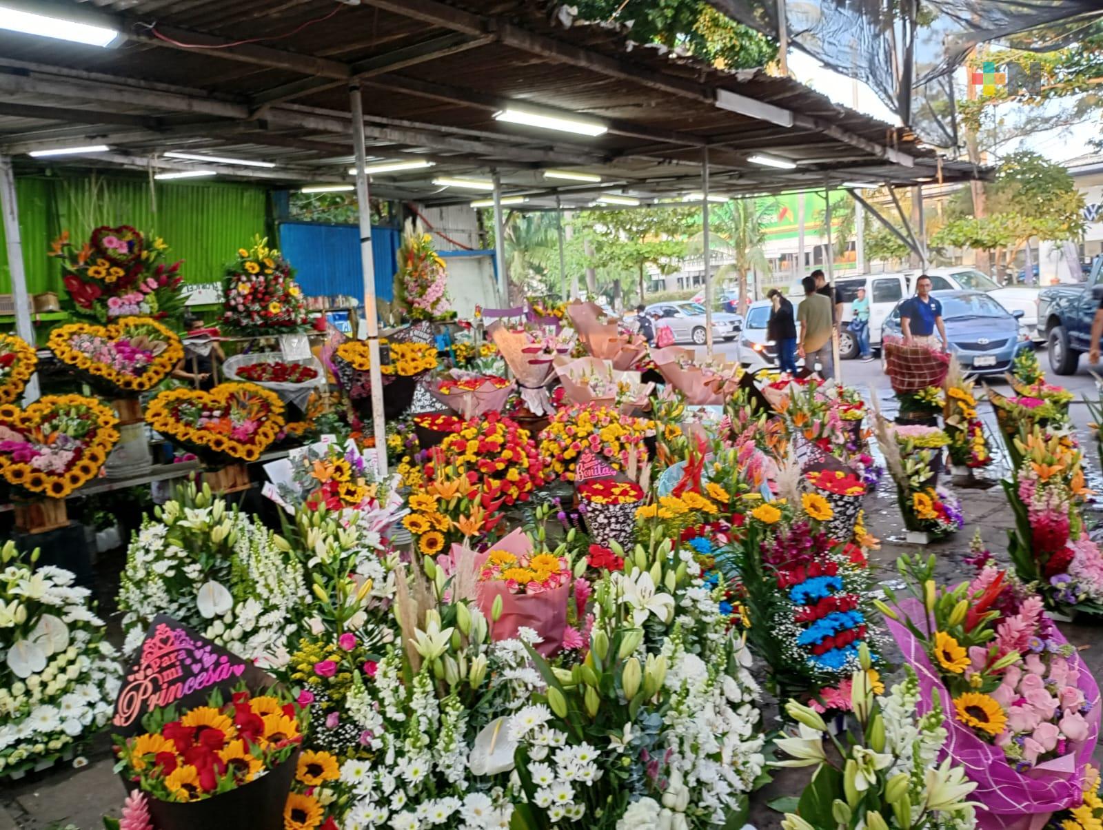 Aumenta un 50% venta de flores en municipio de Veracruz