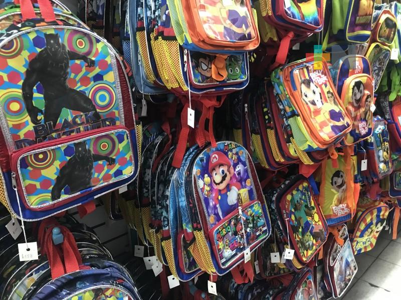 Baja la venta de mochilas en municipio de Veracruz