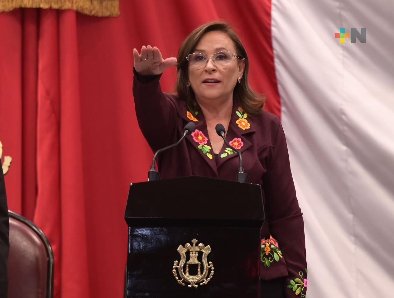 No les voy a fallar, trabajaré con profundo amor a Veracruz: Rocío Nahle