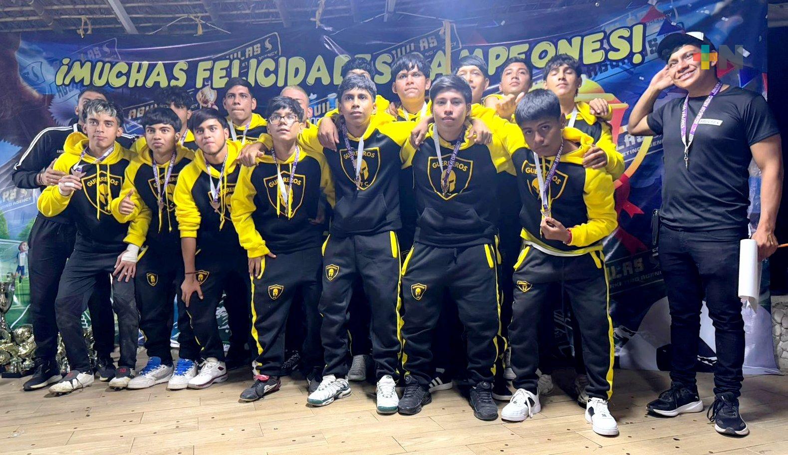 Sobresale el equipo Guerreros FC en la Copa Águila