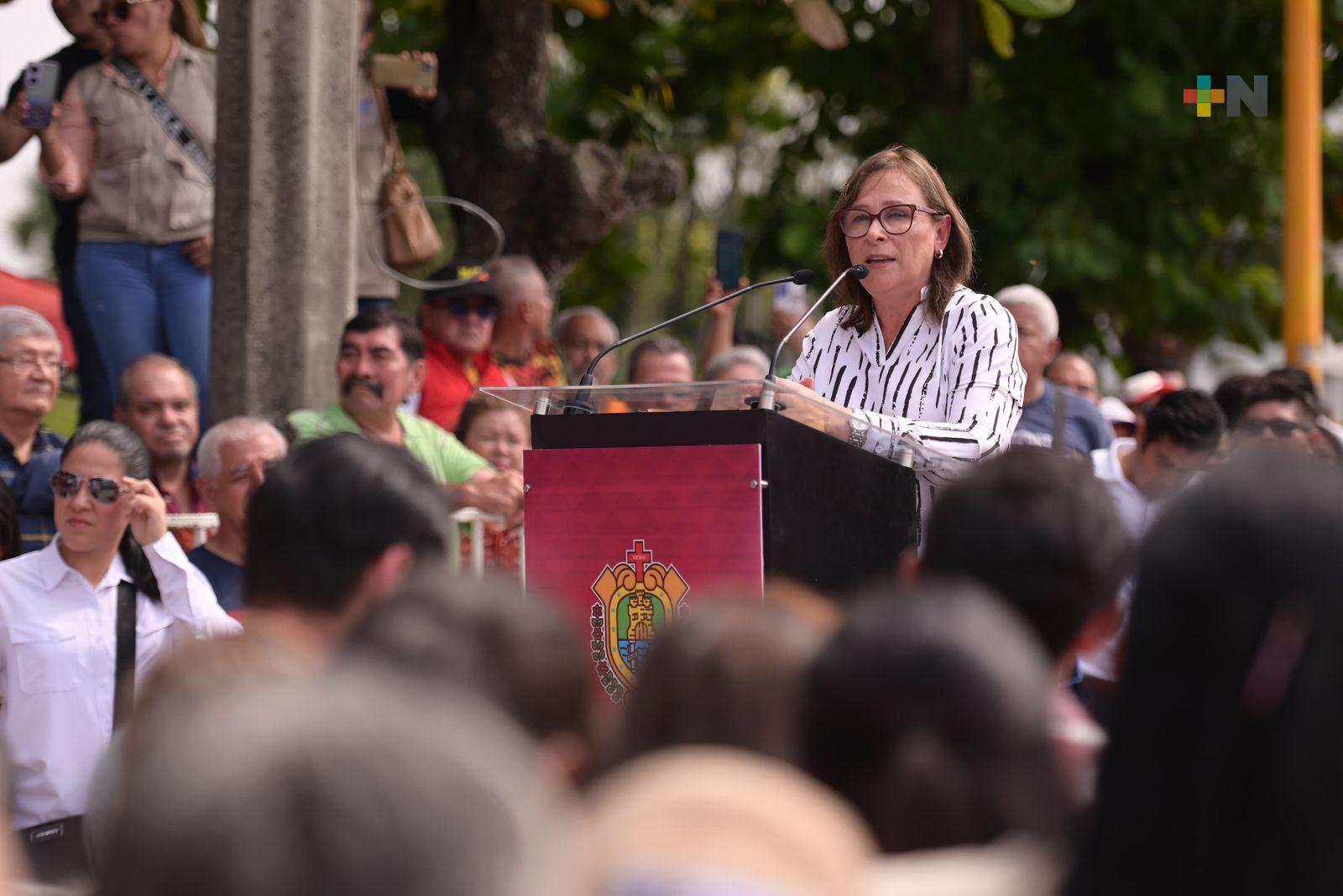 Gobernadora Rocío Nahle clausura cobro del puente Coatzacoalcos I