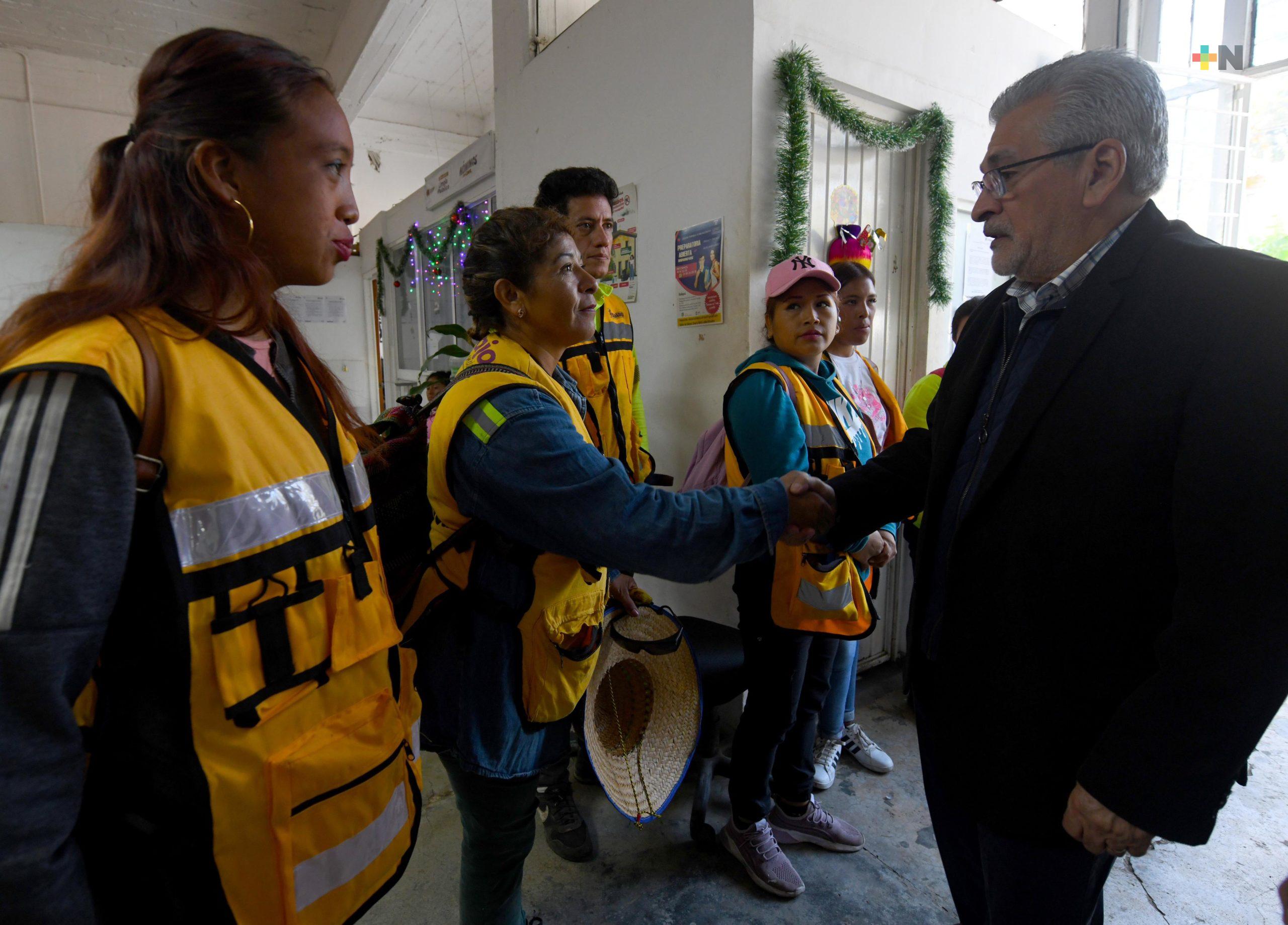 Labor de limpia pública es primordial en Xalapa, destaca el alcalde