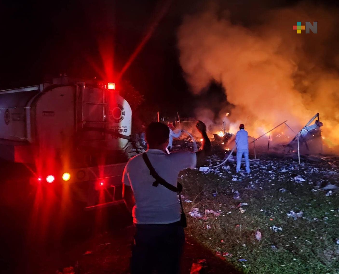 Sin personas lesionadas o fallecidas tras incendio en Isla: Gobierno del Estado