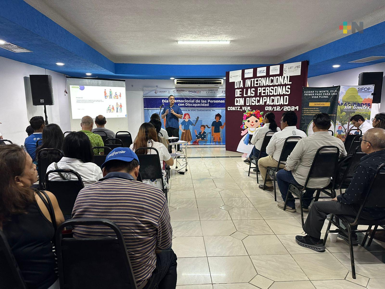 Se realizó foro en el marco del Día Internacional de la Discapacidad en Coatzacoalcos