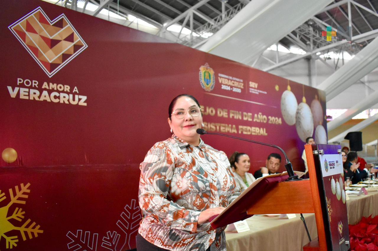 Realiza SEV Festejo de Fin de Año para trabajadores federales