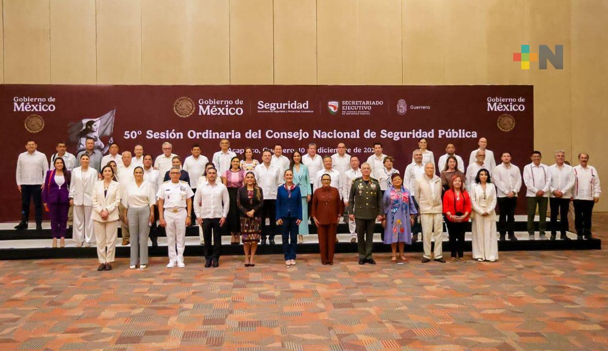 Por amor a Veracruz, refrenda Gobernadora coordinación, unidad y trabajo en seguridad