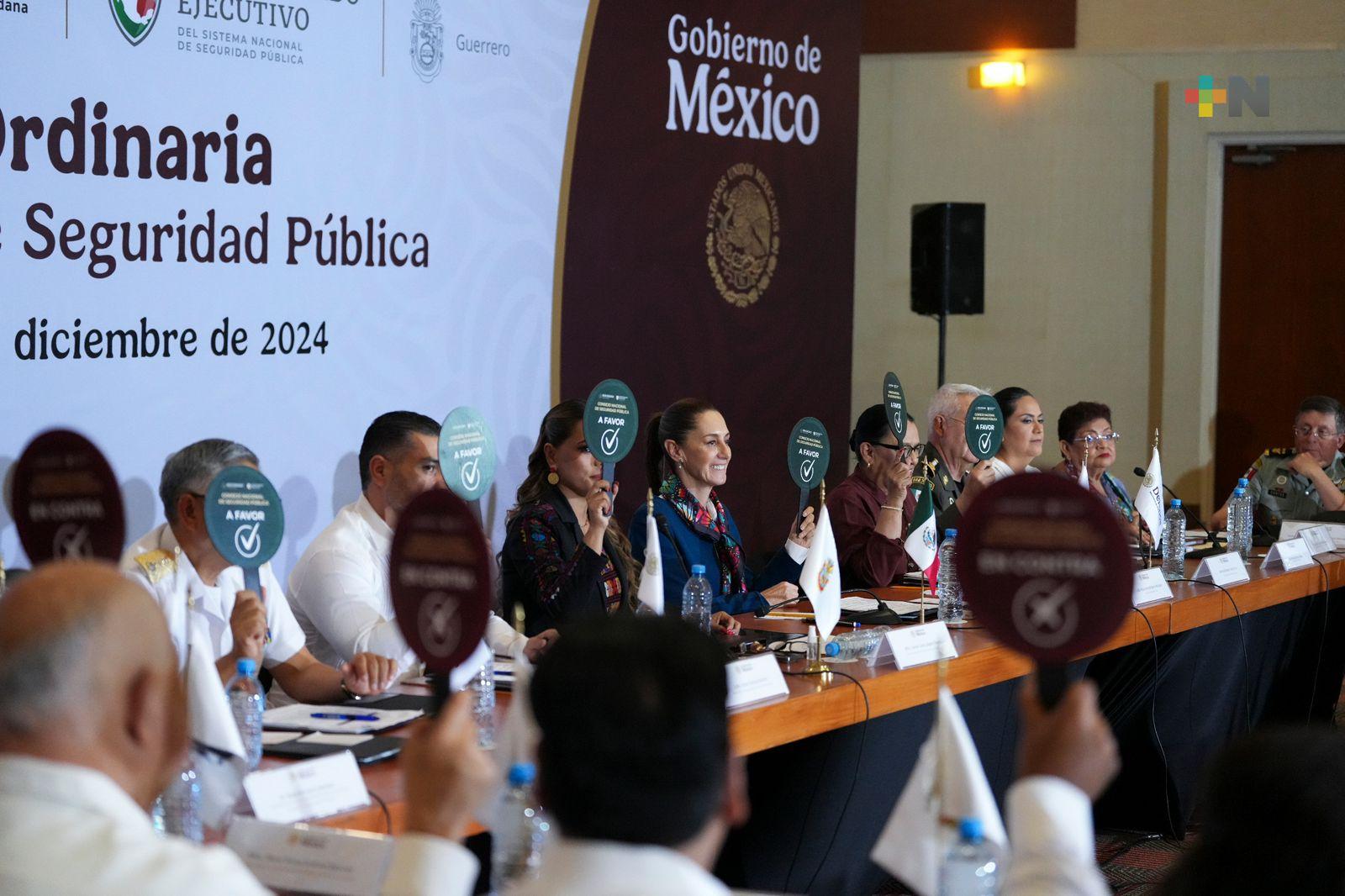 Claudia Sheinbaum hace llamado a Mandatarios a trabajar en coordinación a favor de la seguridad del país