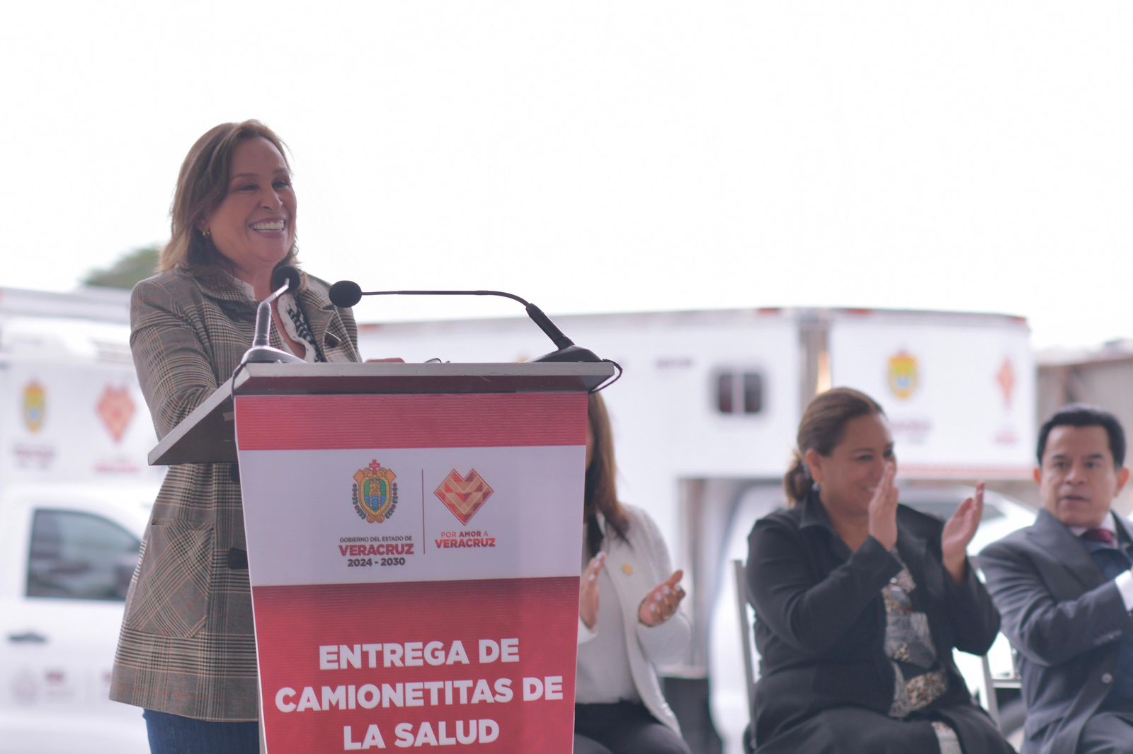 Gobernadora Rocío Nahle pone en marcha el programa Camionetitas de la Salud