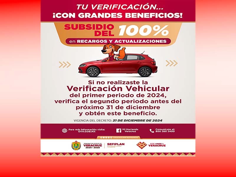 Regulariza tu unidad sin multas ni recargos en verificaciones, tienes hasta el 31 de diciembre: Sefiplan