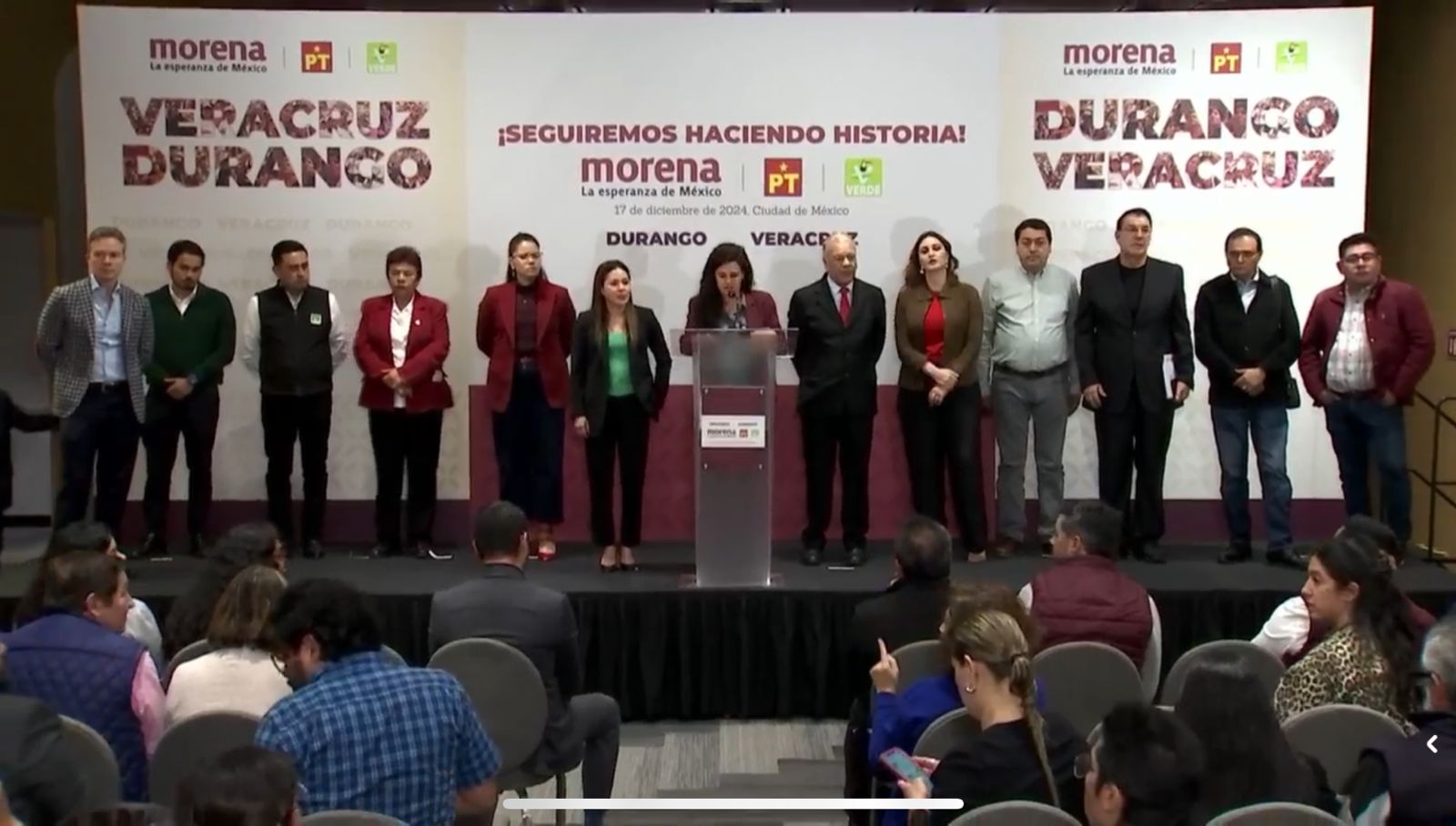 Se define la alianza del PT, Morena y Verde para el 2025
