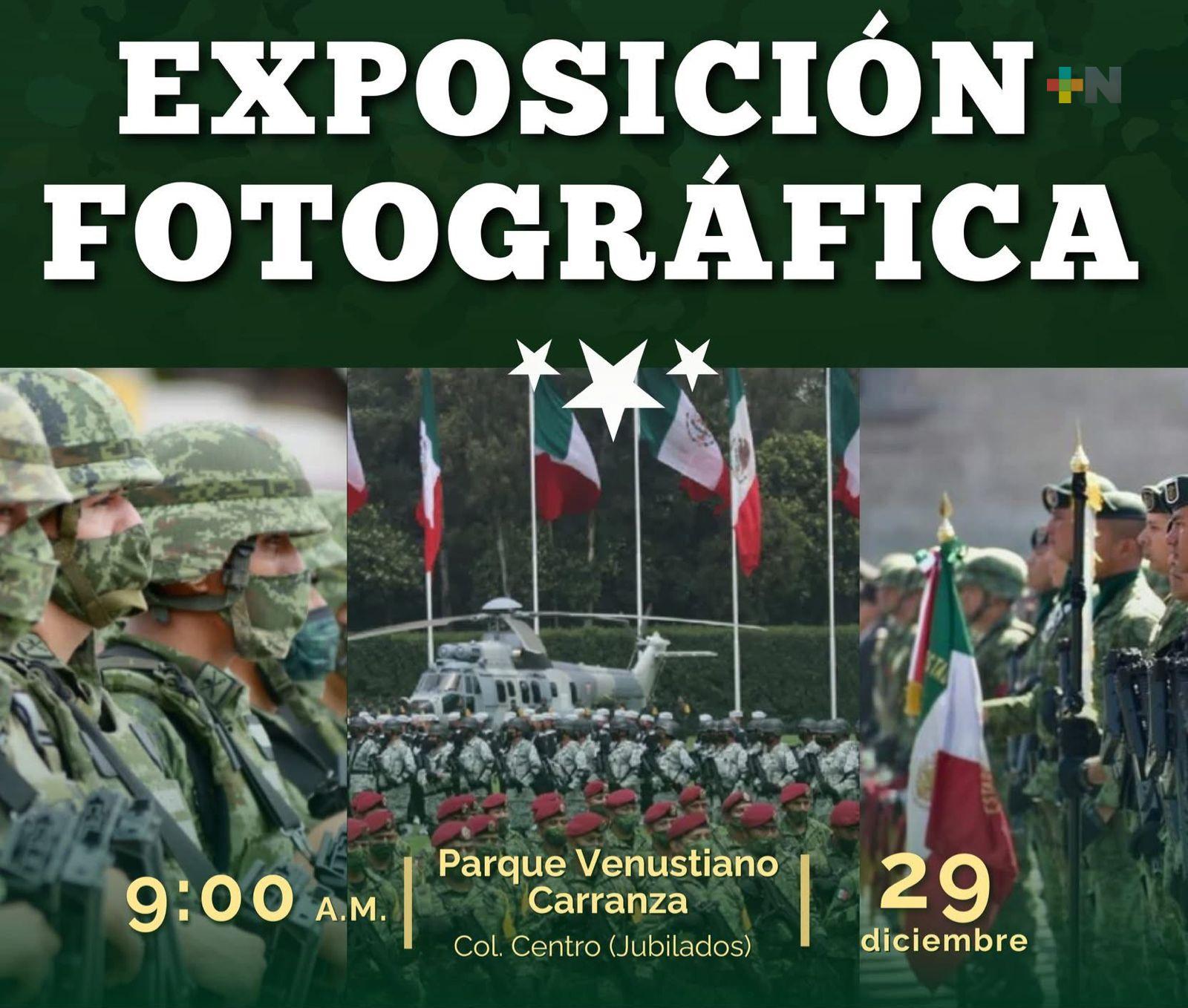 Exposición fotográfica de SEDENA
