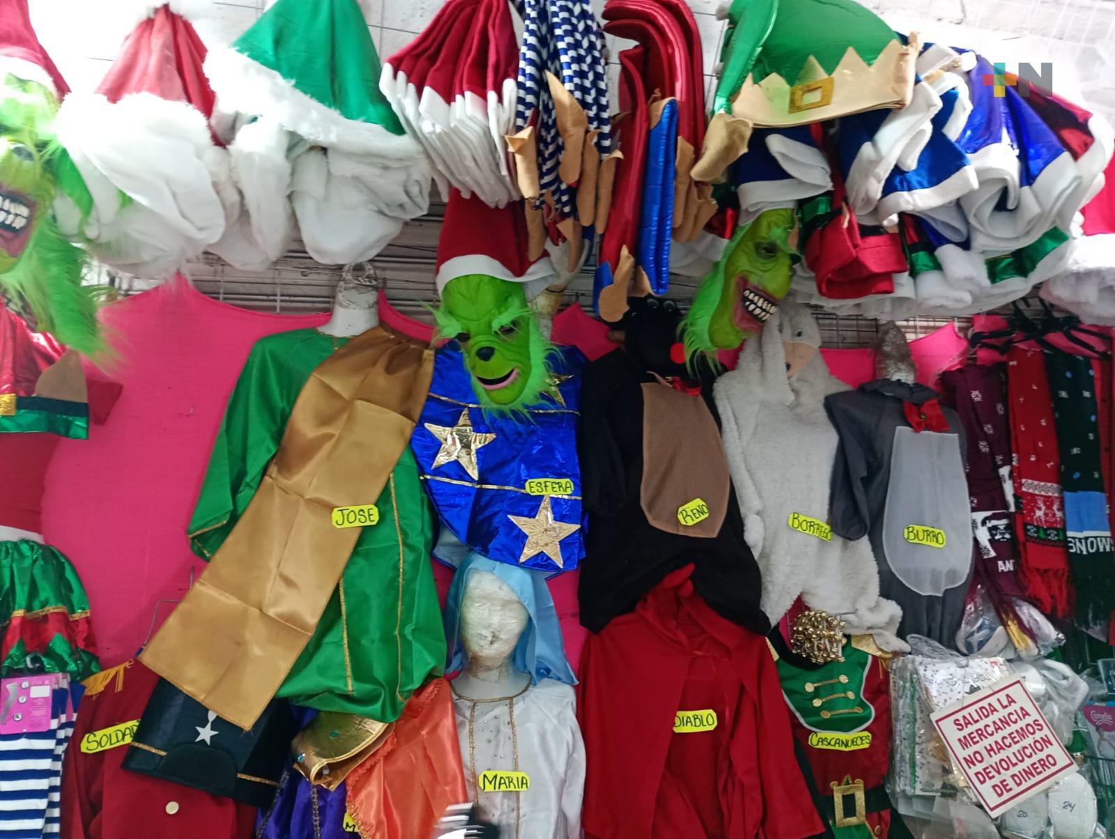 En auge comercio de disfraces por época navideña