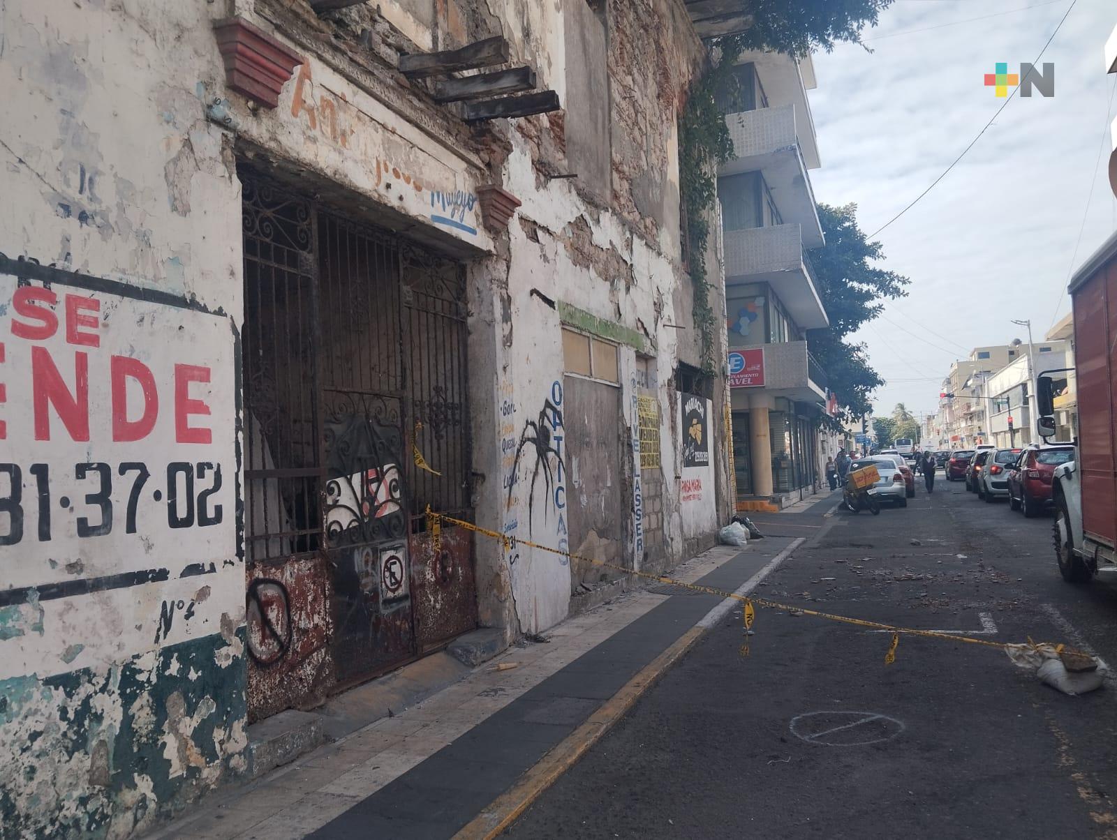 Un riesgo representan los edificios abandonados ante los eventos de norte