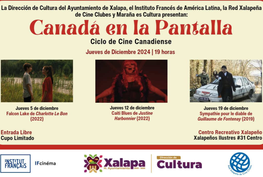 Ciclo de cine canadiense en Centro Recreativo Xalapeño