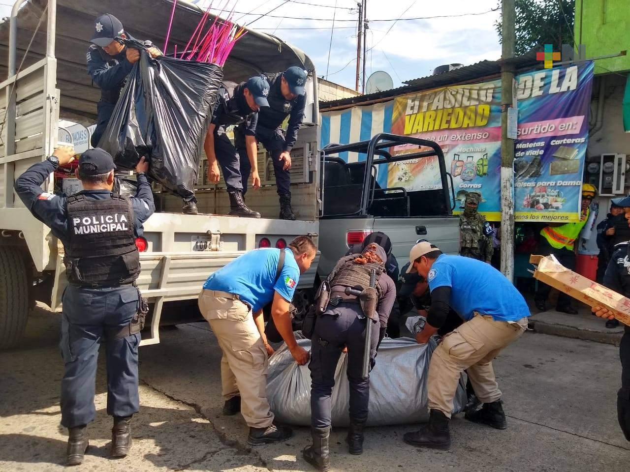En Tuxpan reforzarán operativo contra el uso y venta de pirotecnia
