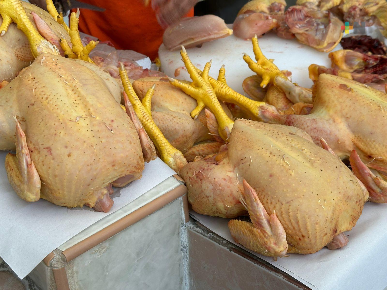 Desabasto de pollo en el mercado Hidalgo de Veracruz