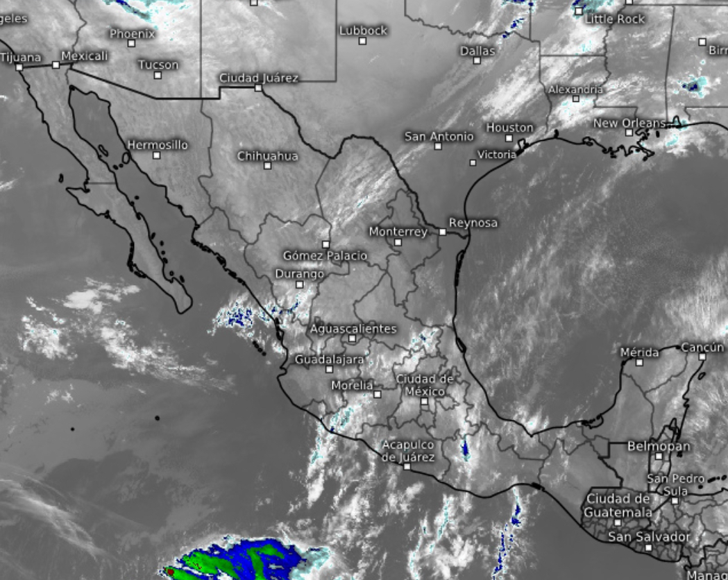 Alerta Gris del SIAT VER por frente frío lluvia, norte