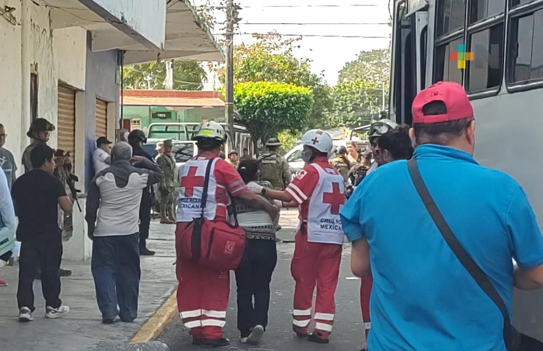 Fuerte choque en calles del municipio de Veracruz