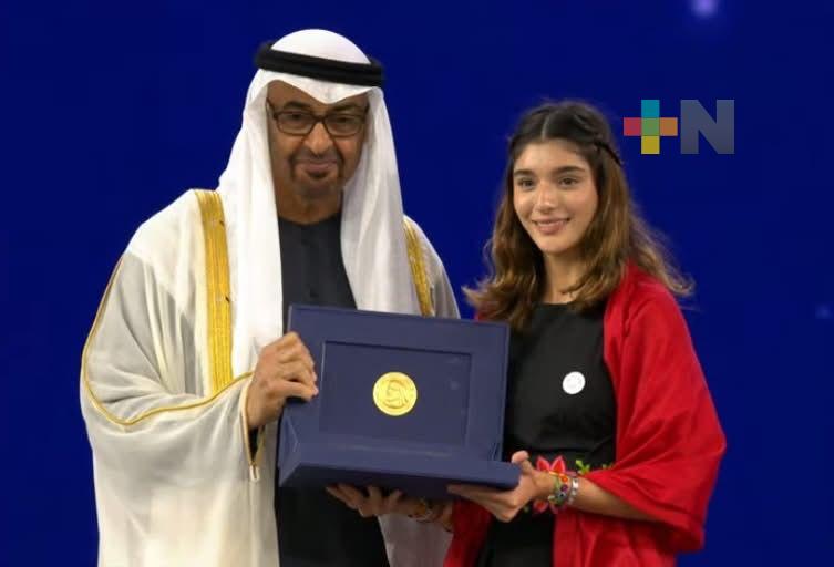 Alumnos del Cetmar de Veracruz ganan premio a la sostenibilidad en Dubái