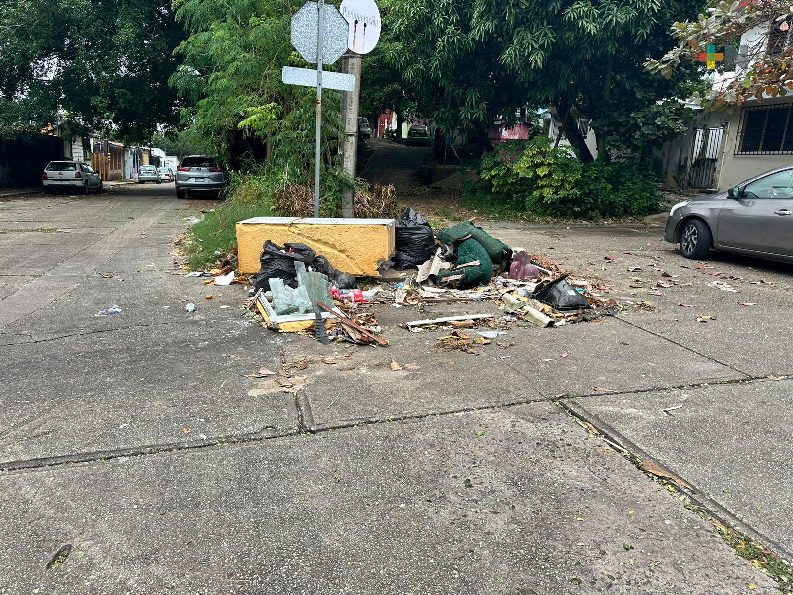 Continúa problema de recolección de basura en Coatzacoalcos