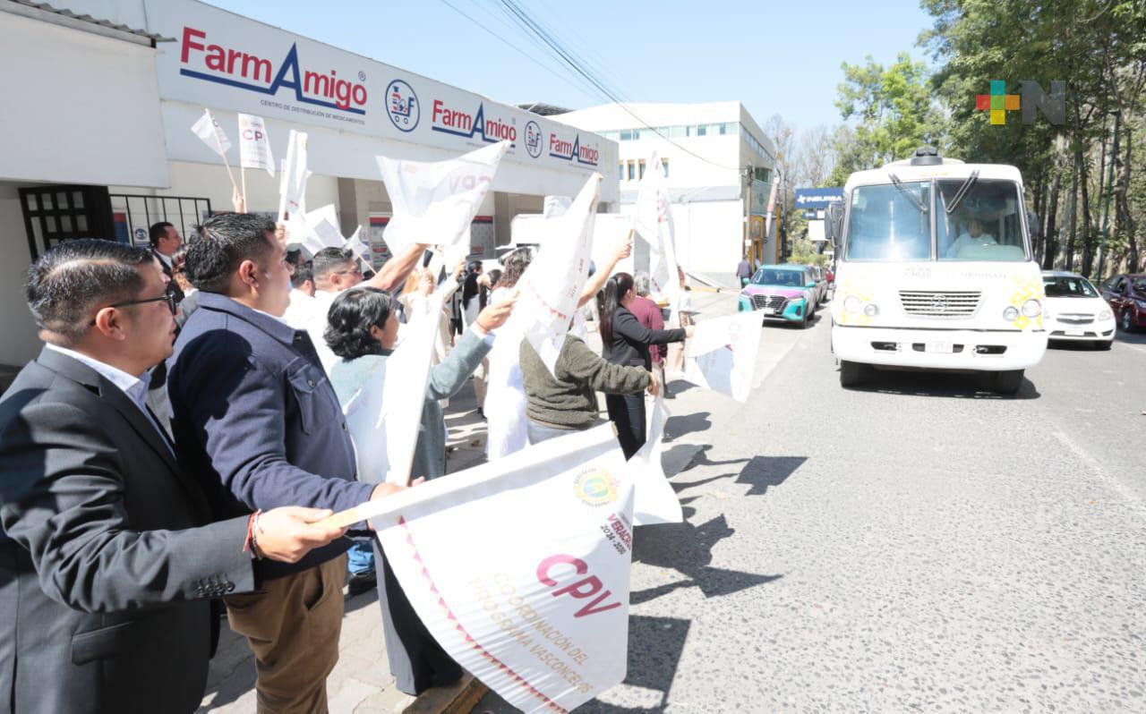 SEV da banderazo de salida a la primera misión del Programa Vasconcelos