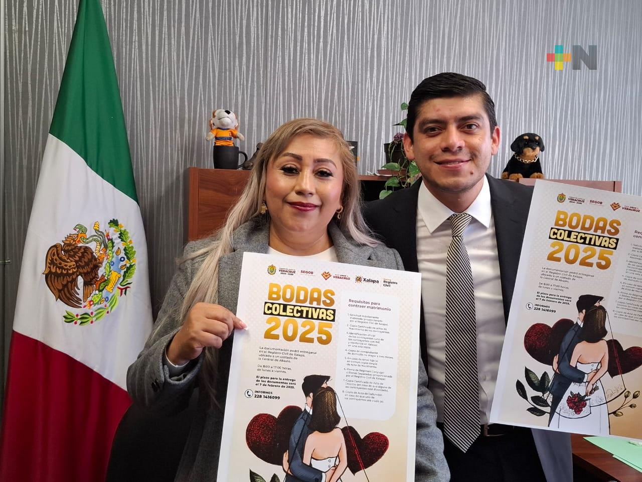 Más de 300 parejas se unirán en boda colectiva próximo 14 de febrero