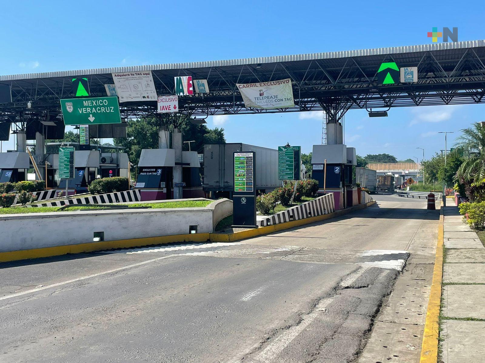 Aumentan precio de casetas operadas por Capufe