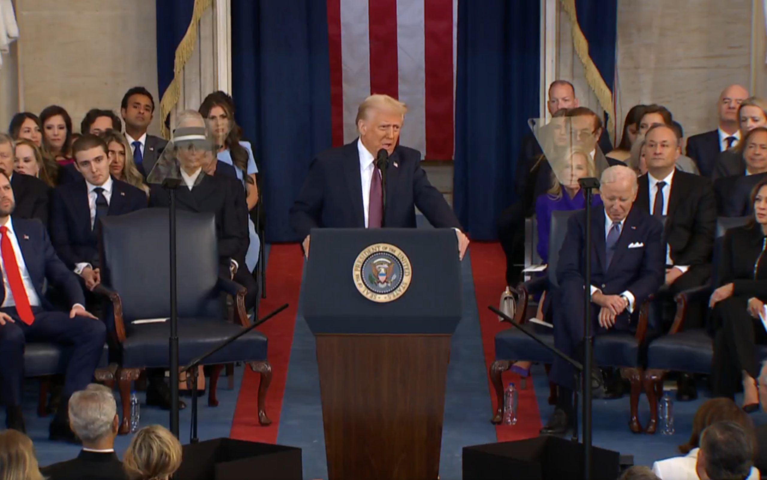 Donald Trump toma posesión como presidente de Estados Unidos