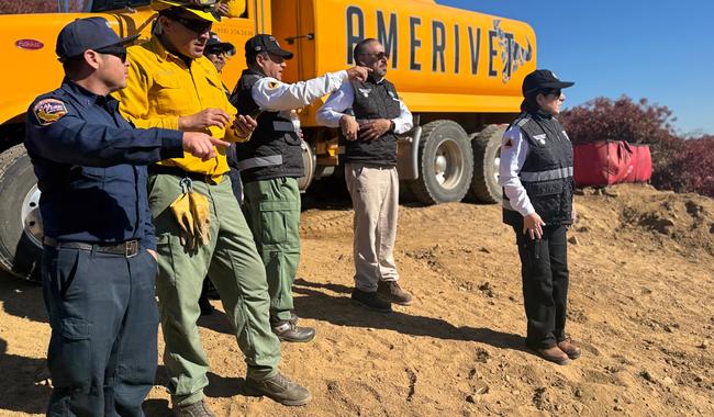 Delegación mexicana en Los Ángeles, California, reporta acciones de colaboración en combate a incendios