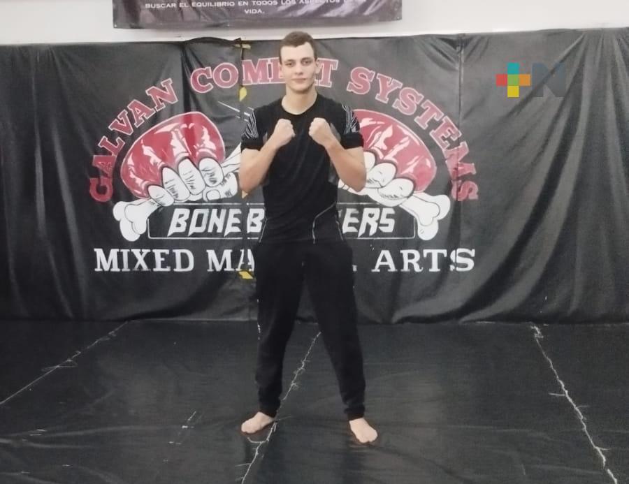 Diego García Santopietro sigue preparación para debutar en Budo Sento Championship