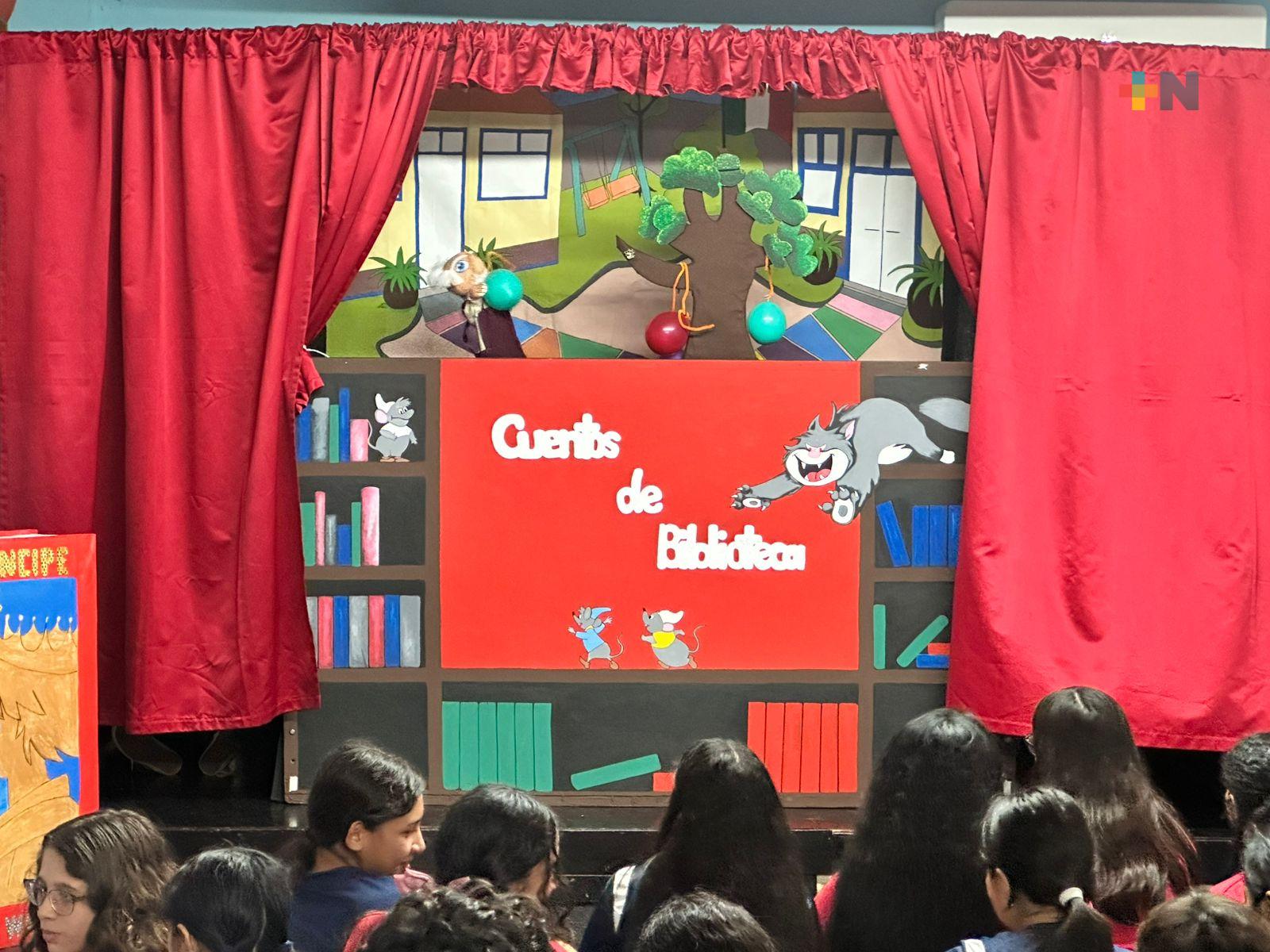 Con feria del libro buscan incentivar la lectura en niños y adolescentes de Coatzacoalcos