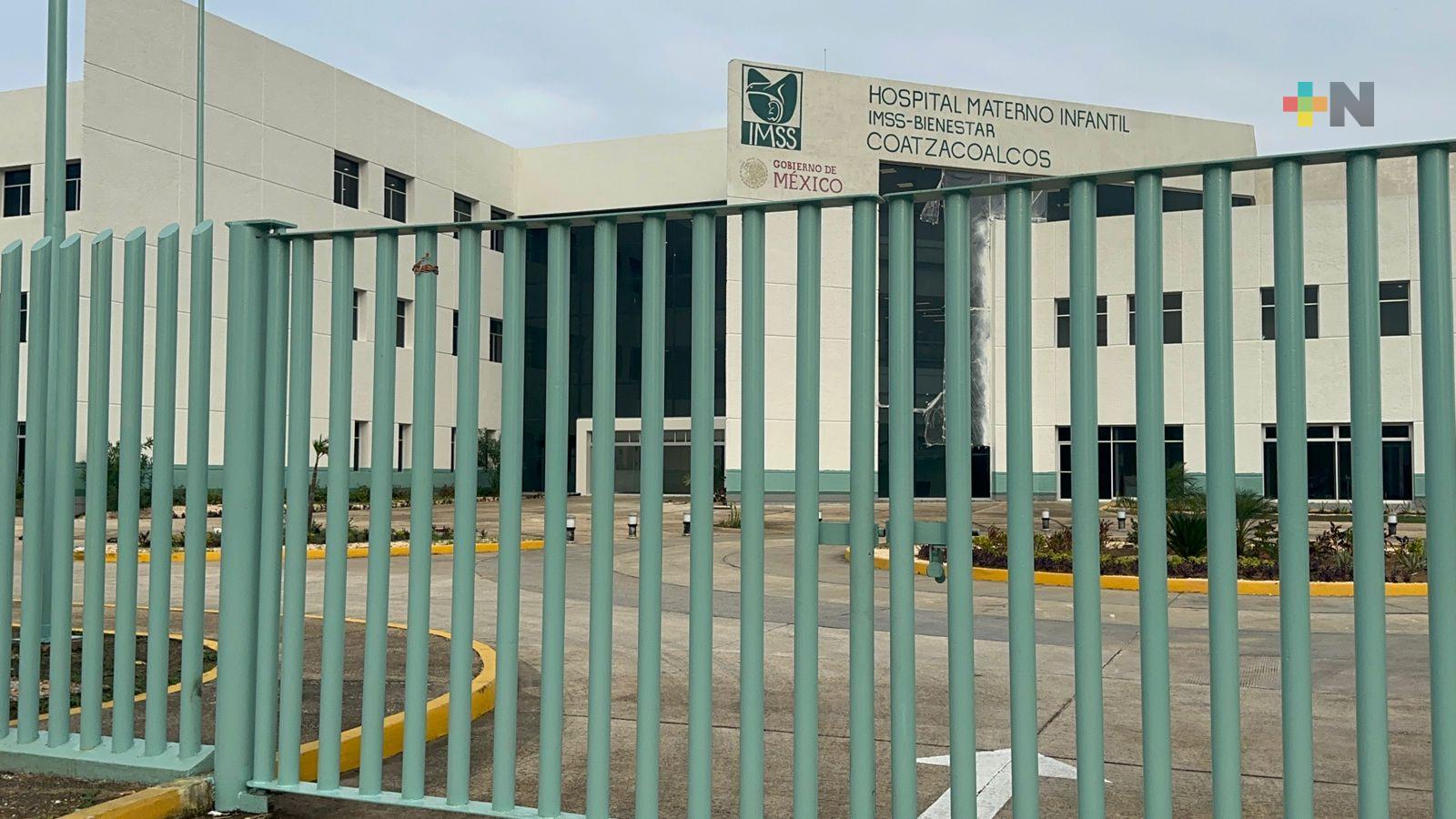 Avance importante en mantenimiento del Hospital Materno Infantil en Coatzacoalcos